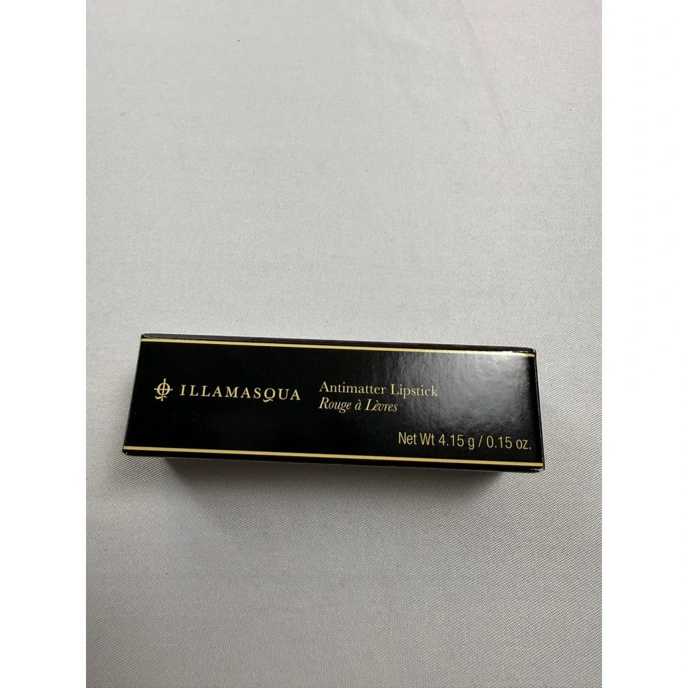 Illamasqua Antimatter Lipstick Midnight Semi-Matte Red 4.15g 0.15oz New in Box